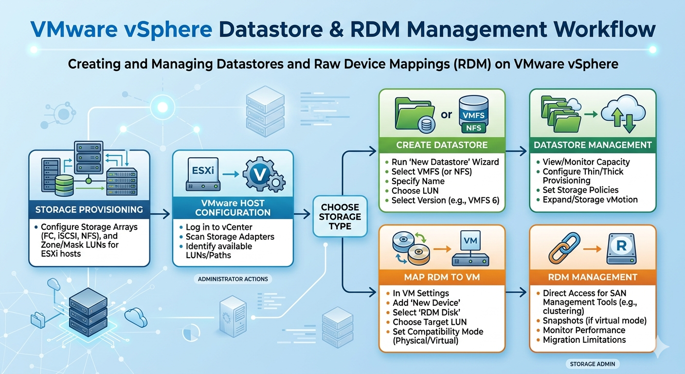 Creating a VMFS Datastore